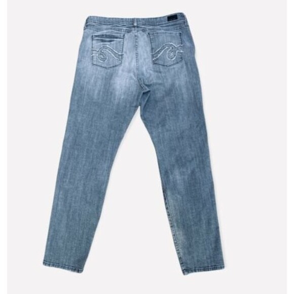 See Thru Soul “I Am Marilyn” Skinny Gray Stretch Denim Jeans Size 18 W38 L31 - Picture 4 of 11